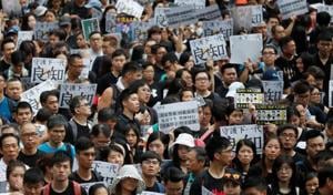 Protesters’ Demands include democratic reforms in Hong Kong as well as the resignation of the city’s Beijing-backed leader, Carrie Lam.(Reuters Photo) Protesters’ Demands include democratic reforms in Hong Kong as well as the resignation of the city’s Beijing-backed leader, Carrie Lam.(Reuters Photo)