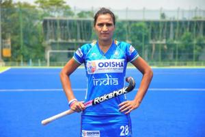 Indian women hockey team captain Rani Rampal.(PTI) Indian women hockey team captain Rani Rampal.(PTI)