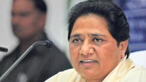 Bahujan Samaj Party (BSP) chief Mayawati on Monday attacked the state government over what she described as ‘the deteriorating law and order situation in Uttar Pradesh’.(PTI Photo) Bahujan Samaj Party (BSP) chief Mayawati on Monday attacked the state government over what she described as ‘the deteriorating law and order situation in Uttar Pradesh’.(PTI Photo)