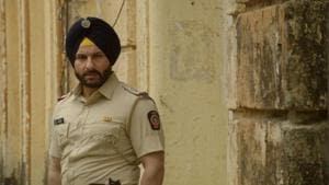 Saif Ali Khan plays Sartaj Singh in Netflix’s Sacred Games. Saif Ali Khan plays Sartaj Singh in Netflix’s Sacred Games.