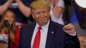 US President Donald Trump jokingly promised that he would not build one of his eponymous hotels in Greenland.(Reuters Photo)