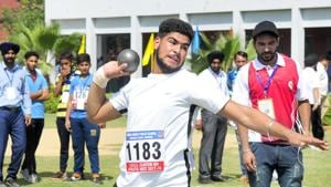 Sixteen-year-old local boy, Arjun Singh, snatched the gold medal in shot put and created a state record with his 17.89m throw .(HT Photo (Representational image)) Sixteen-year-old local boy, Arjun Singh, snatched the gold medal in shot put and created a state record with his 17.89m throw .(HT Photo (Representational image))