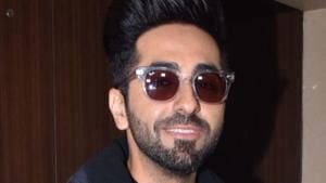 Actor Ayushmann Khurrana at the trailer launch of his upcoming film Dream Girl.(IANS) Actor Ayushmann Khurrana at the trailer launch of his upcoming film Dream Girl.(IANS)