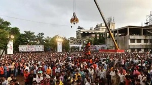 The DHSS had last year approved the plan to provide a life cover of Rs10 lakh for each Govinda.(HT image) The DHSS had last year approved the plan to provide a life cover of Rs10 lakh for each Govinda.(HT image)
