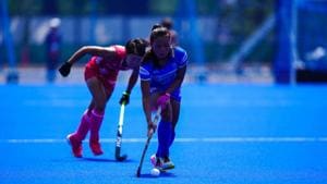 Lalremsiami (33’) struck the winning goal for India.(Hockey India Twitter) Lalremsiami (33’) struck the winning goal for India.(Hockey India Twitter)