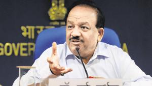 Union Minister of Health and Family Welfare Dr. Harsh Vardhan has written to ministers of Law and Justice and Social Justice and Empowerment for amending discriminatory laws.(HT PHOTO.) Union Minister of Health and Family Welfare Dr. Harsh Vardhan has written to ministers of Law and Justice and Social Justice and Empowerment for amending discriminatory laws.(HT PHOTO.)