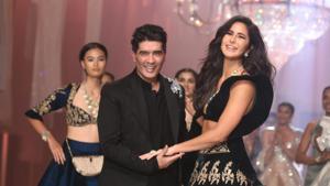 Katrina Kaif walks the ramp for Manish Malhotra during the Lakme India Fashion Week 2019.(IANS) Katrina Kaif walks the ramp for Manish Malhotra during the Lakme India Fashion Week 2019.(IANS)