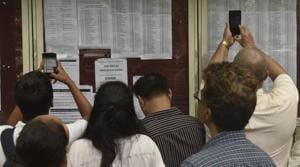 As per data shared by the state education department, nearly 1,30,000 seats are vacant across the MMR.(Anshuman Poyrekar/HT Photo) As per data shared by the state education department, nearly 1,30,000 seats are vacant across the MMR.(Anshuman Poyrekar/HT Photo)