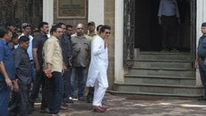 Maharashtra Navnirman Sena (MNS) chief Raj Thackeray arrives at the ED office on Thursday.(HT PHOTO.) Maharashtra Navnirman Sena (MNS) chief Raj Thackeray arrives at the ED office on Thursday.(HT PHOTO.)