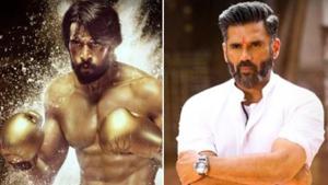 Pailwaan stars Kichcha Sudeep and Suniel Shetty in lead roles.(Instagram) Pailwaan stars Kichcha Sudeep and Suniel Shetty in lead roles.(Instagram)