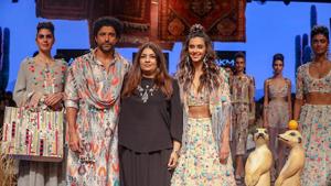 PAYAL SINGHAL during Lakme Fashion Week Winter / Festive 2019 at St Regis, Mumbai in Mumbai, India on August 19, 2019.(FS Images / Lakme Fashion Week / IMG Reliance) PAYAL SINGHAL during Lakme Fashion Week Winter / Festive 2019 at St Regis, Mumbai in Mumbai, India on August 19, 2019.(FS Images / Lakme Fashion Week / IMG Reliance)
