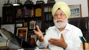 Punjabi University VC BS Ghuman.(HT/Bharat Bhushan) Punjabi University VC BS Ghuman.(HT/Bharat Bhushan)