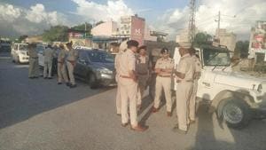Bhiwadi SP Amandeep Singh Kapoor confirmed that the SIT came to Behror and collected documents related to the case.(HT Photo) Bhiwadi SP Amandeep Singh Kapoor confirmed that the SIT came to Behror and collected documents related to the case.(HT Photo)