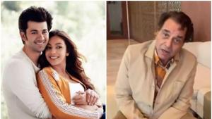 Pal Pal Dil Ke Paas will mark the debut of Karan Deol and Sahher Bamba.(Instagram/Twitter) Pal Pal Dil Ke Paas will mark the debut of Karan Deol and Sahher Bamba.(Instagram/Twitter)
