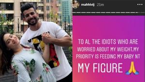 Mahi Vij and Jay Bhanushali became parents to a baby girl recently. Mahi Vij and Jay Bhanushali became parents to a baby girl recently.