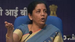 Finance Minister Nirmala Sitharaman said the government had not lost the momentum for reforms.(MOHD ZAKIR SIDDIQUE/HT PHOTO.) Finance Minister Nirmala Sitharaman said the government had not lost the momentum for reforms.(MOHD ZAKIR SIDDIQUE/HT PHOTO.)
