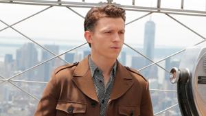 Actor Tom Holland poses for a photograph on top of the Empire State Building.(REUTERS) Actor Tom Holland poses for a photograph on top of the Empire State Building.(REUTERS)