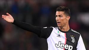 File photo of Juventus’ Cristiano Ronaldo in action.(REUTERS) File photo of Juventus’ Cristiano Ronaldo in action.(REUTERS)