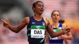 A file photo of Hima Das.(Getty Images for IAAF)