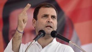Congress leader Rahul Gandhi on Friday said the government’s own advisers had now admitted that the country’s economy was in a “deep mess”.(PTI Photo) Congress leader Rahul Gandhi on Friday said the government’s own advisers had now admitted that the country’s economy was in a “deep mess”.(PTI Photo)