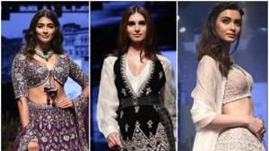 Lakme Fashion Week Winter/Festive 2019: Pooja Hegde, Diana Penty and Tara Sutaria on Friday walked the ramp on Day 4 of the LFW W/F 2019.(Instagram) Lakme Fashion Week Winter/Festive 2019: Pooja Hegde, Diana Penty and Tara Sutaria on Friday walked the ramp on Day 4 of the LFW W/F 2019.(Instagram)