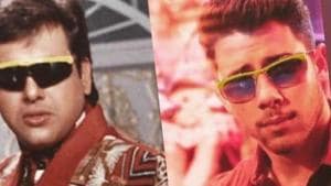 Nick Jonas finds this comparison with Govinda and his yellow-rimmed glasses quite ‘accurate’. Nick Jonas finds this comparison with Govinda and his yellow-rimmed glasses quite ‘accurate’.