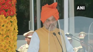 Union Home Minister Amit Shah addressing Indian Police Service probationers in Hyderabad.(ANI Photo) Union Home Minister Amit Shah addressing Indian Police Service probationers in Hyderabad.(ANI Photo)