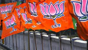 In the Lok Sabha elections, the BJP, despite being a national party, had to contend with contesting only 5 of the 39 seats in the state.(HT PHOTO.) In the Lok Sabha elections, the BJP, despite being a national party, had to contend with contesting only 5 of the 39 seats in the state.(HT PHOTO.)