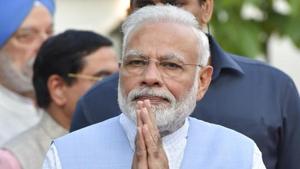 Prime Minister Narendra Modi on Saturday greeted the nation on the auspicious occasion of Janmashtami, a Hindu festival celebrating the birth of Lord Krishna.(PTI File Photo) Prime Minister Narendra Modi on Saturday greeted the nation on the auspicious occasion of Janmashtami, a Hindu festival celebrating the birth of Lord Krishna.(PTI File Photo)