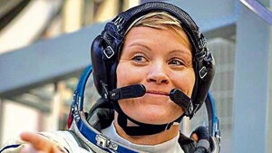 Astronaut Anne McClain is accused of identity theft and improperly accessing her estranged wife’s private financial records while on a sixth-month mission aboard the International Space Station(HT File)