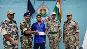 Maoist deputy commander surrendered in Chhattisgarh’s Dantewada. Maoist deputy commander surrendered in Chhattisgarh’s Dantewada.