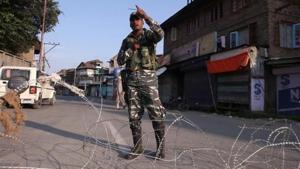 Kashmir have been eased to some extent and landline telephone services restored in most places across the Valley in view of the improving situation.(Reuters photo) Kashmir have been eased to some extent and landline telephone services restored in most places across the Valley in view of the improving situation.(Reuters photo)