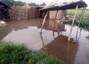 Low-lying areas in Jharkhand’s Sahibganj district have ben inundated by Ganga water as the river crossed the danger mark on Sunday, August 25, 2019.(HT Photo) Low-lying areas in Jharkhand’s Sahibganj district have ben inundated by Ganga water as the river crossed the danger mark on Sunday, August 25, 2019.(HT Photo)