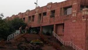 JNU Prashasan Building at New Delhi On Saturday. Photograph:Sonu Mehta/HT 17January2009(Hindustan Times) JNU Prashasan Building at New Delhi On Saturday. Photograph:Sonu Mehta/HT 17January2009(Hindustan Times)