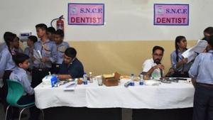 A team of 15 doctors and 22 volunteers of SNCF conducted the camp(HT) A team of 15 doctors and 22 volunteers of SNCF conducted the camp(HT)