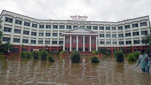 Flooded area of Sangli(Pratham Gokhale/HT Photo) Flooded area of Sangli(Pratham Gokhale/HT Photo)