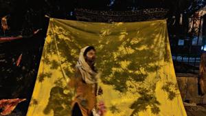 One disadvantage of the newly-acquired cover is that the shadows of tree leaves thrown on the yellow plastic awning at night by the nearby streetlight frighten the small boy.(HT Photo) One disadvantage of the newly-acquired cover is that the shadows of tree leaves thrown on the yellow plastic awning at night by the nearby streetlight frighten the small boy.(HT Photo)