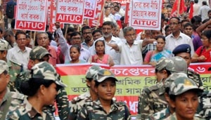 The talks were held on Saturday, two months after the union held a relay hunger strike protesting against disparity in the perks offered to executives and workers.(HT image) The talks were held on Saturday, two months after the union held a relay hunger strike protesting against disparity in the perks offered to executives and workers.(HT image)
