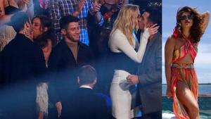 Priyanka Chopra couldn’t be a part of Jonas Brothers’s victory celebration at the Video Music Awards.(Reuters) Priyanka Chopra couldn’t be a part of Jonas Brothers’s victory celebration at the Video Music Awards.(Reuters)