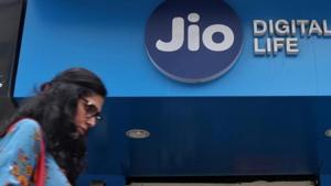 Reliance Jio is India’s youngest and only profitable telecom operator .(Reuters Photo) Reliance Jio is India’s youngest and only profitable telecom operator .(Reuters Photo)