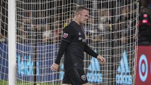 Aug 21, 2019; Washington, D.C., USA; D.C. United forward Wayne Rooney (9) leaves the pitch after receiving a red card against the New York Red Bulls during the first half at Audi Field. Mandatory Credit: Scott Taetsch-USA TODAY Sports(USA TODAY Sports) Aug 21, 2019; Washington, D.C., USA; D.C. United forward Wayne Rooney (9) leaves the pitch after receiving a red card against the New York Red Bulls during the first half at Audi Field. Mandatory Credit: Scott Taetsch-USA TODAY Sports(USA TODAY Sports)