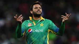 A file photo of former Pakistan cricketer Shahid Afridi.(Getty Images) A file photo of former Pakistan cricketer Shahid Afridi.(Getty Images)