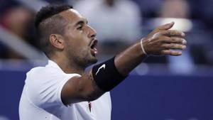 File image of Australian tennis player Nick Kyrgios.(AP) File image of Australian tennis player Nick Kyrgios.(AP)