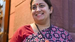 Union Minister Smriti Irani’s day-long itinerary on Aug 28 is spread nearly evenly between Amethi and Rae Bareli.(PTI) Union Minister Smriti Irani’s day-long itinerary on Aug 28 is spread nearly evenly between Amethi and Rae Bareli.(PTI)