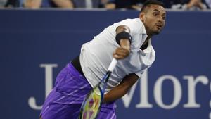 Nick Kyrgios of Australia serves against Steve Johnson of the United States(USA TODAY Sports) Nick Kyrgios of Australia serves against Steve Johnson of the United States(USA TODAY Sports)