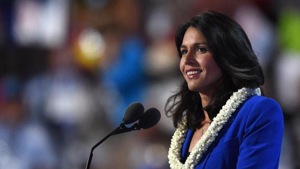 The congresswoman is the first Hindu ever elected to US congress and to run for the White House and has been close to Prime Minister Narendra Modi.(AFP file photo) The congresswoman is the first Hindu ever elected to US congress and to run for the White House and has been close to Prime Minister Narendra Modi.(AFP file photo)