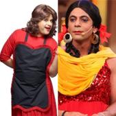 Sunil Grover and Krushna Abhishek both play female characters on Kapil Sharma’s show. Sunil Grover and Krushna Abhishek both play female characters on Kapil Sharma’s show.