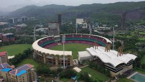 The DY Patil Sports Stadium is a football and a cricket stadium at Navi Mumbai. The DY Patil Sports Stadium is a football and a cricket stadium at Navi Mumbai.
