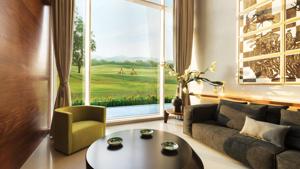 A 100-acre luxury riverside resort with 90 acres of open greens, Lodha Belmondo is set around a stunning golf course on the banks of the Pavana River.(Lodha Belmondo)