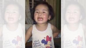 The video shows a little girl singing the song with total gusto.(Twitter/@SrBachchan) The video shows a little girl singing the song with total gusto.(Twitter/@SrBachchan)